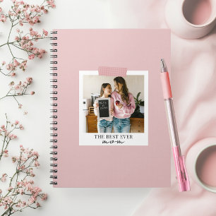 Carnet Photo de maman rose personnalisé Meilleure maman