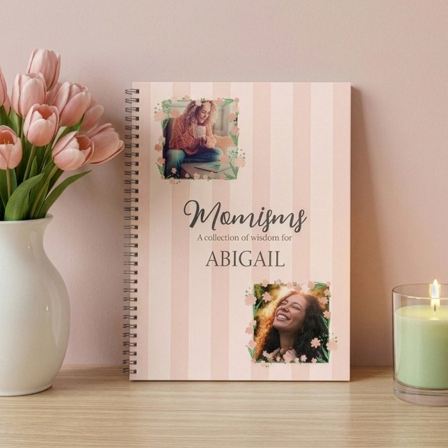 Carnet Photo de mamanismes de fleur sauvage rose (Créateur téléchargé)