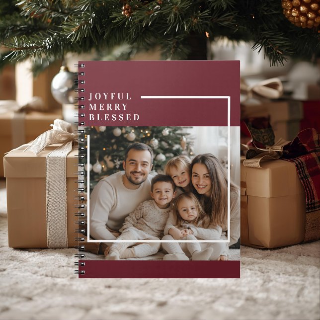 Carnet Photo de Noël Joyeux et Bénit  (Créateur téléchargé)