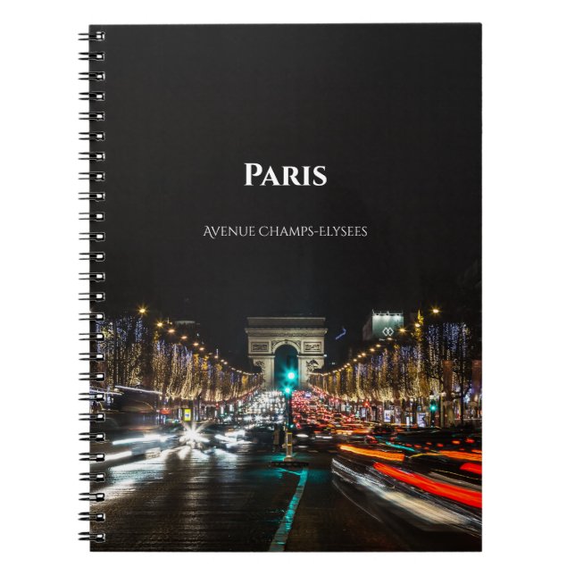 Carnet Photo de Paris Spiral (Devant)