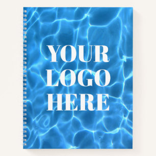 Carnet Photo de piscine Aqua Blue pour votre logo