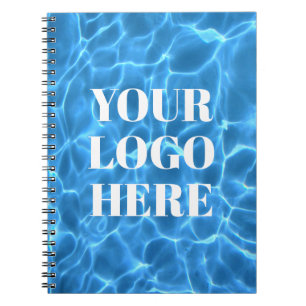 Carnet Photo de piscine Aqua Blue pour votre logo