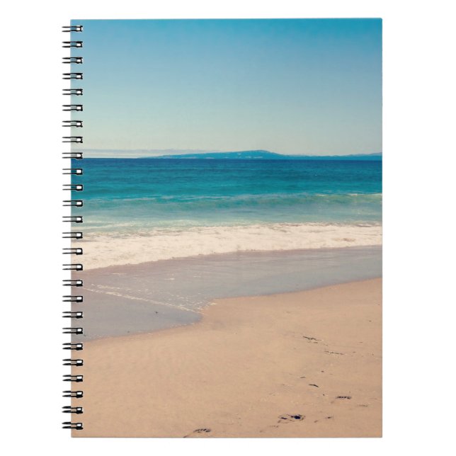 Carnet Photo de plage océan bleu Scénique (Devant)