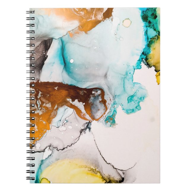 Carnet Photo Décorative. Peinture décorative. Encre d'alc (Devant)