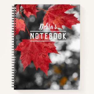 Carnet Photo Feuille de Red Fall Maple