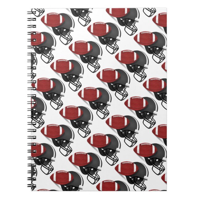 Carnet photo/football et casque (Devant)