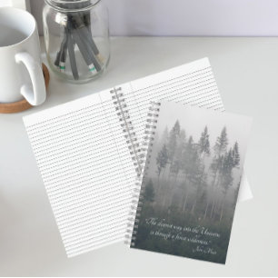 Carnet Photo Forest Wilderness avec John Muir Citation