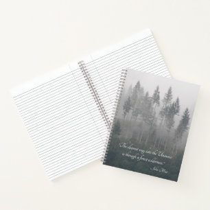 Carnet Photo Forest Wilderness avec John Muir Citation