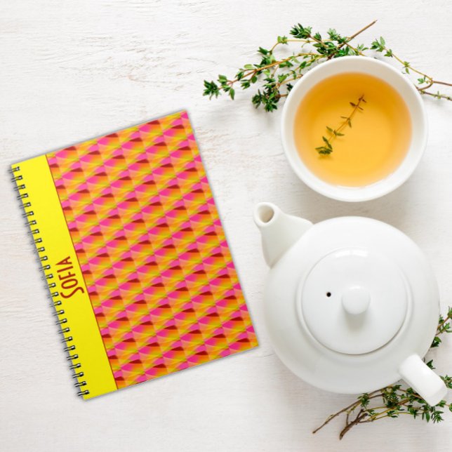 Carnet photo géométrique abstrait motif Spiral (Créateur téléchargé)