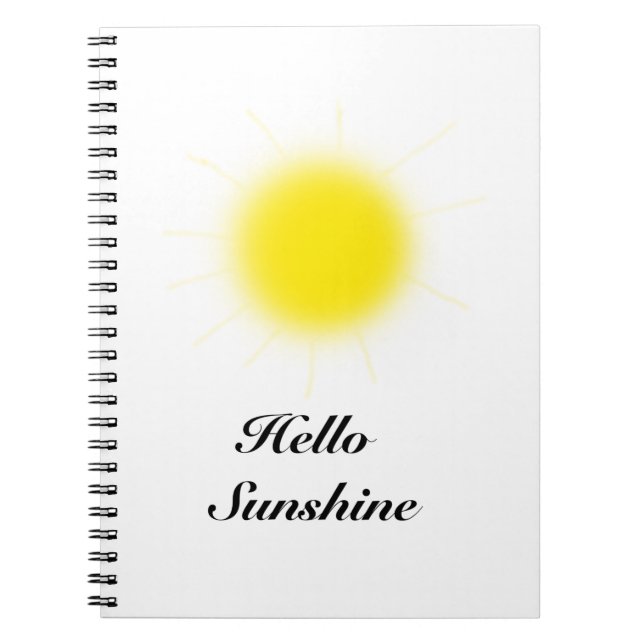 Carnet photo Hello Sunshine (Devant)