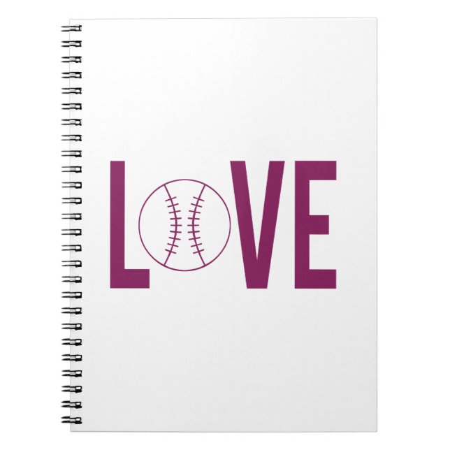 Carnet photo Love Baseball (Devant)