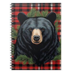 Carnet photo Majestic Northern Black Bear Spiral