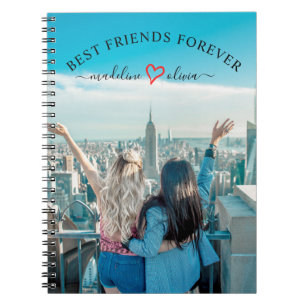 Carnet Photo Meilleures Amies Forever écriture moderne