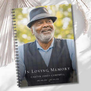 Carnet Photo Memorial ou Funeral Guest Book