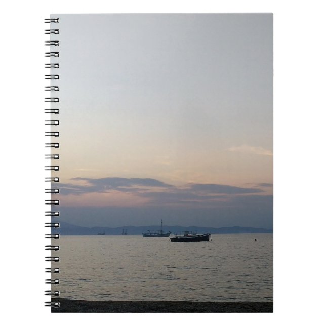 Carnet photo mer et bateaux (Devant)