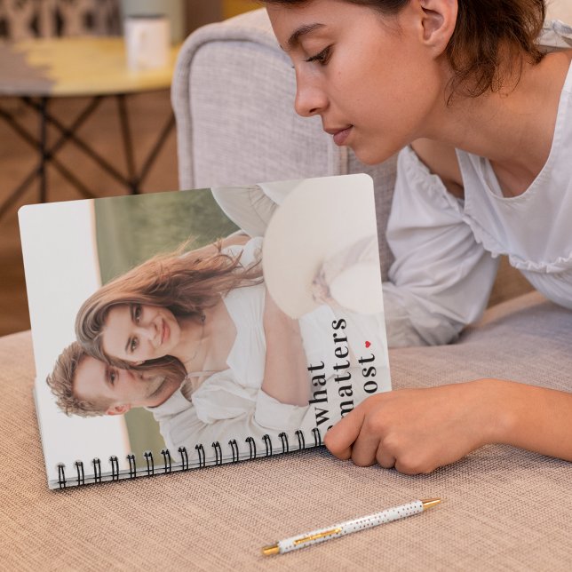 Carnet Photo moderne et ce qui compte le plus Citation po (Créateur téléchargé)