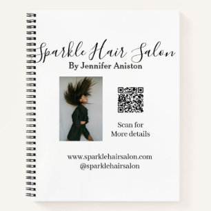 Carnet Photo moderne salon de coiffure petite entreprise
