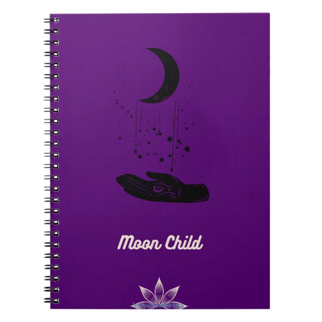 Carnet photo Moon Child Spiral (Devant)