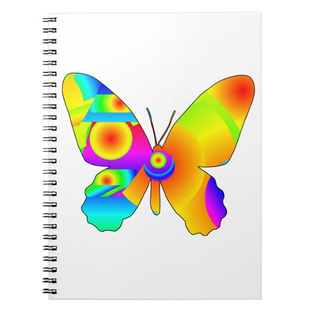 Carnet photo papillon Sunrise Spiral (Devant)