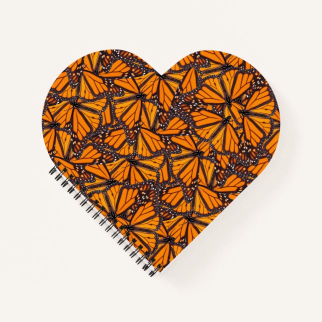 Carnet Photo Papillons Monarques réalistes (Devant)