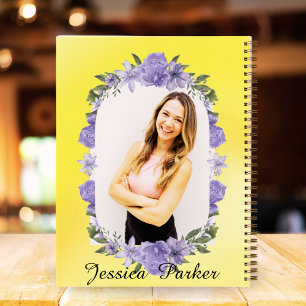 Carnet Photo Personnalisée À Main Gauche Filles Florales