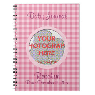 Carnet Photo personnalisée Baby Girl dans un Pod Pink Bab