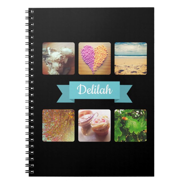 Carnet Photo personnalisée et nom (Devant)