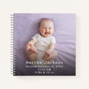 Carnet Photo personnalisée Nom du bébé Modèle Personnalis