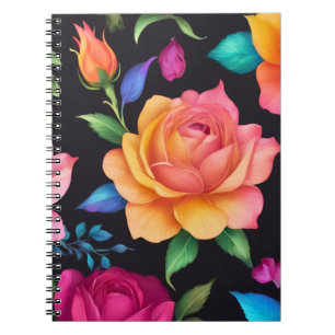 Carnet photo Rose de la spirale florale