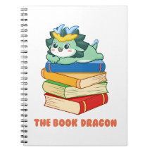 carnet photo Spiral "Cute The Book Dragon"
