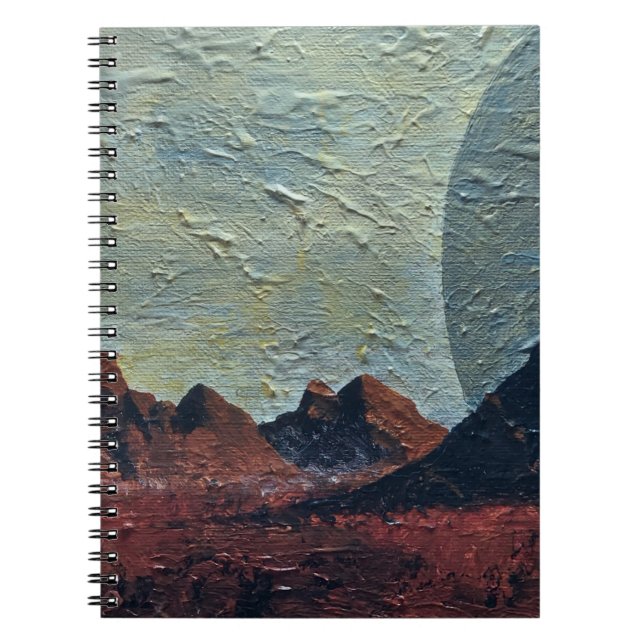 Carnet photo Spiral Red Planet Design (Devant)