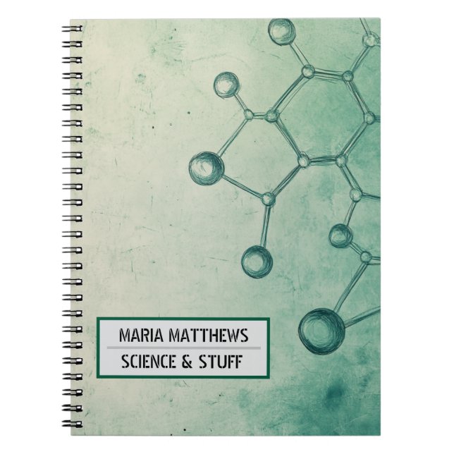 Carnet photo Spiral Science simple et élégant (Devant)
