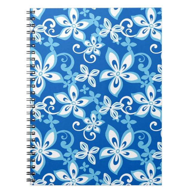 CARNET photo spirale ALOHA HAWAII (BLUES) (Devant)