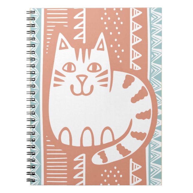 Carnet photo spirale chat (Devant)