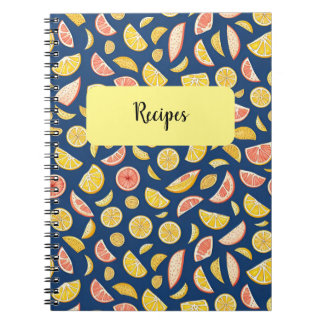 Carnet photo spirale citron et oranges