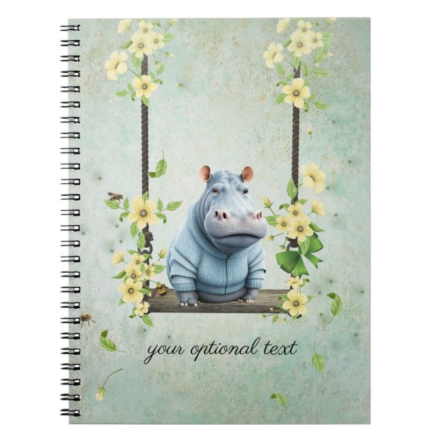 Carnet photo Swing Baby Hippo Spiral (Devant)