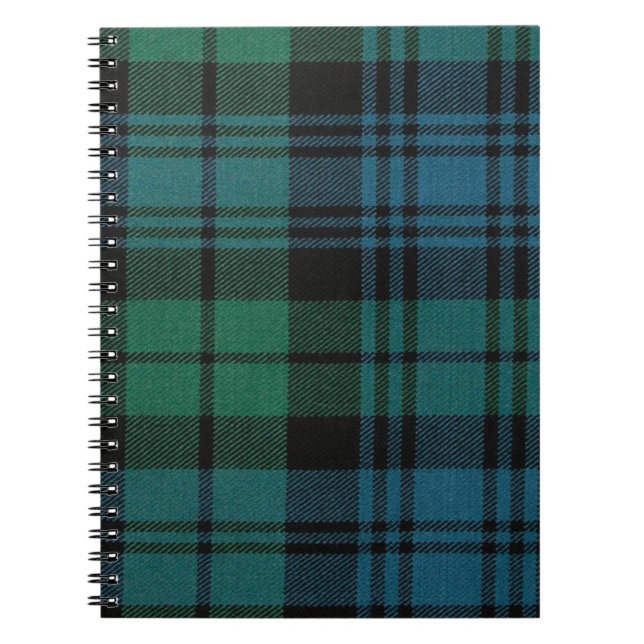 Carnet photo Tartan Fabric Spiral (Devant)