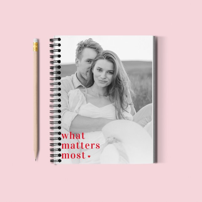 Carnet Photo tendance et ce qui compte le plus RedQuote p (Créateur téléchargé)
