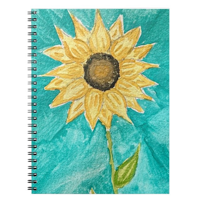 Carnet photo Tournesol Spiral (Devant)