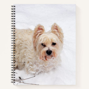 Carnet photo Westie Blanche Blanche 8x11