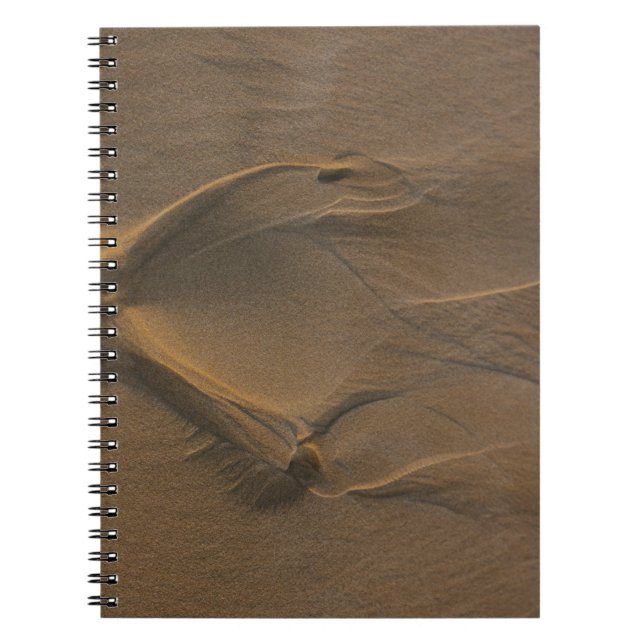 Carnet Photographie de focalisation sélective du sable (Devant)