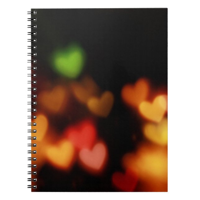 Carnet Photographie de Hearts Bokeh (Devant)