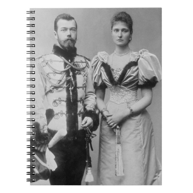 Carnet Photographie de portrait de tsar Nicholas II (Devant)