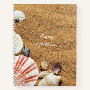 Carnet Photographie des coquilles de mer exotiques de sab
