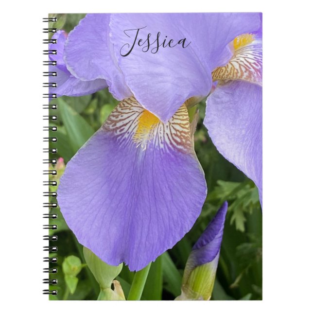 Carnet Photographie florale violette (Devant)