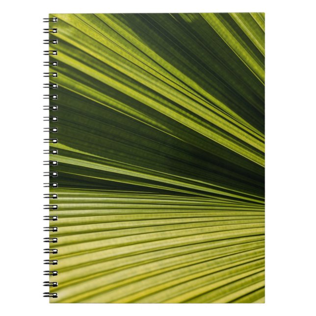 Carnet Photographie macro de la feuille verte (Devant)