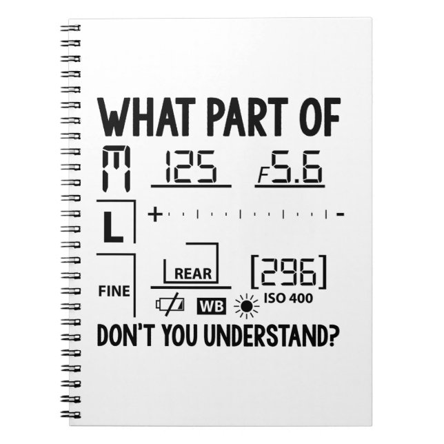 Carnet Photographie | Photographe photographe, cadeaux (Devant)