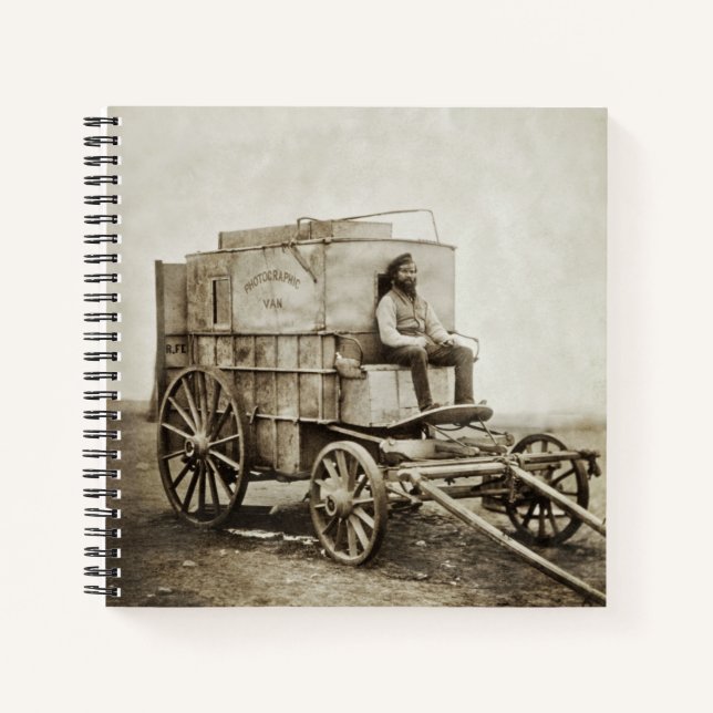 Carnet Photographie Wagon de Roger Fenton Photo Réalisme (Devant)
