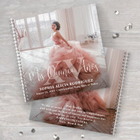 Photos avant et arrière Mis XV Años Quinceañera In