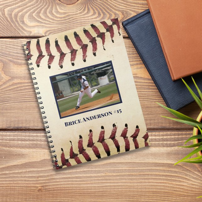 Carnet Photos de baseball Rustic Memory Scrapbook (Créateur téléchargé)